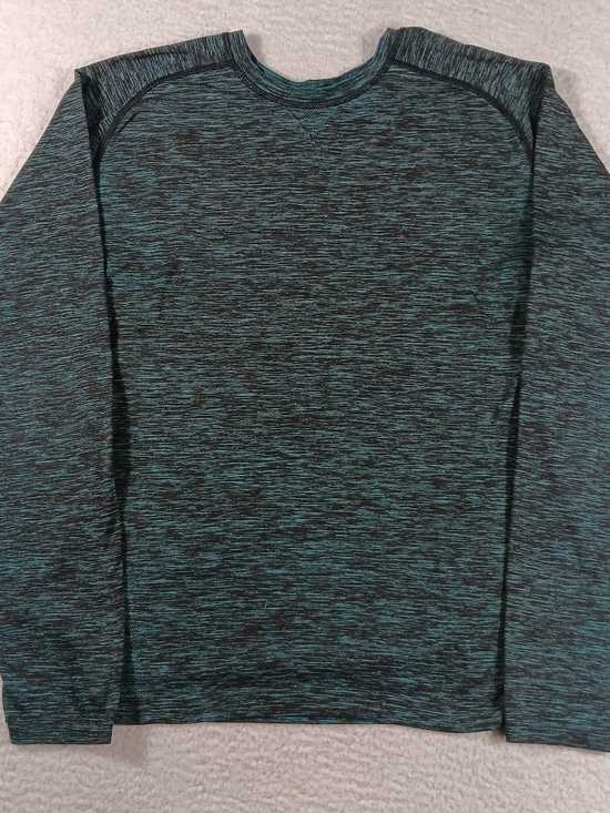 lululemon athletica Other - Lululemon Shirt Mens XL Heathered Green Metal Vent Tech Long Sleeve Performance